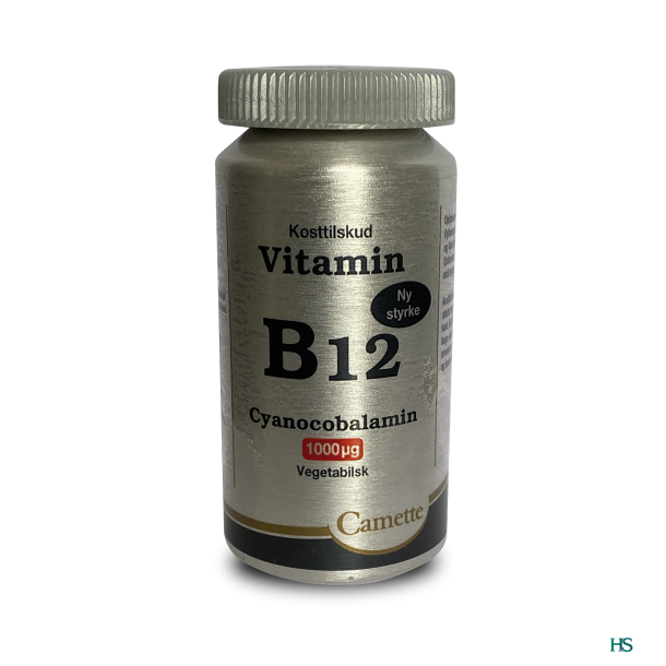 Camette Vitamin B12 90 stk.
