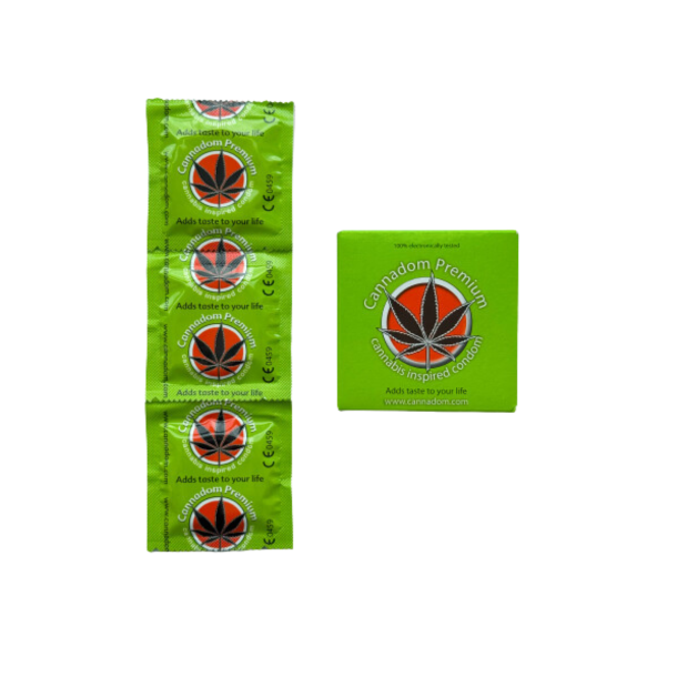 Cannadom Marijuana Flavored Condoms 3 stk