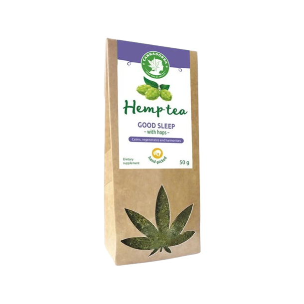 Cannadorra Hemp tea Good Sleep med humle, 50 g