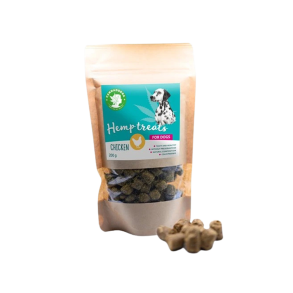 Cannadorra Premium Hundegodbidder m. Hamp og kylling - 200g