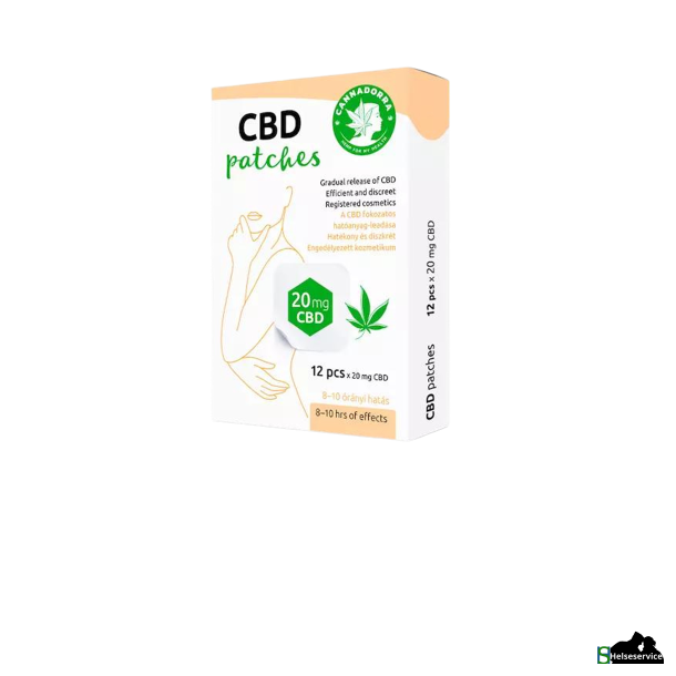 Cannadorra CBD plaster 12 stk