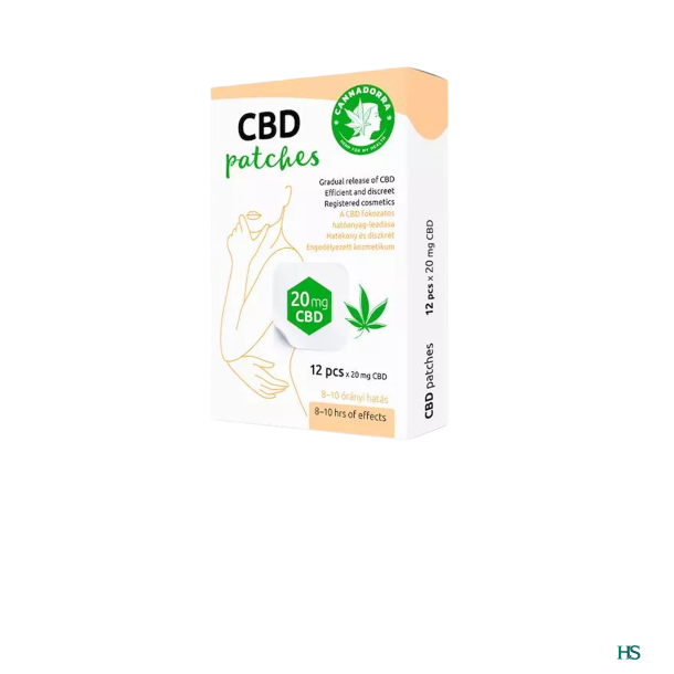 Cannadorra CBD plaster 12 stk