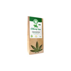 Cannadorra Hampe-te m. Frisk Mynte/Mint 50 g &ndash; BIO-certificeret teblanding med gr�nne hampeblade og pebermynte.