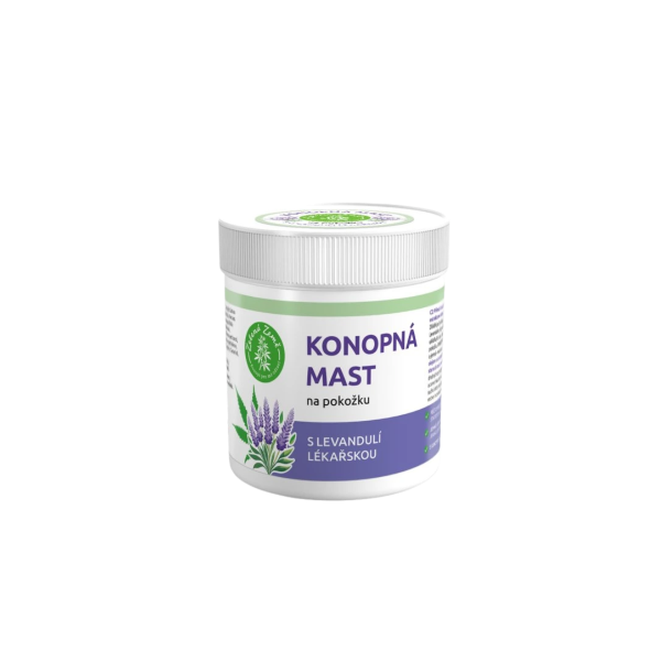 Cannadorra Hampe-salve m. Lavendel 100 ml &ndash; M�rk krukke med naturlig salve til t�r og irriteret hud.