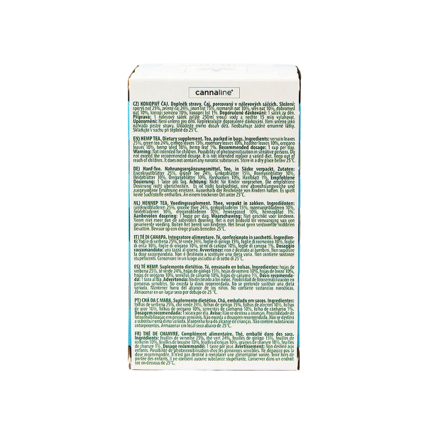 Cannaline Tea Memory og Focus te 20 breve