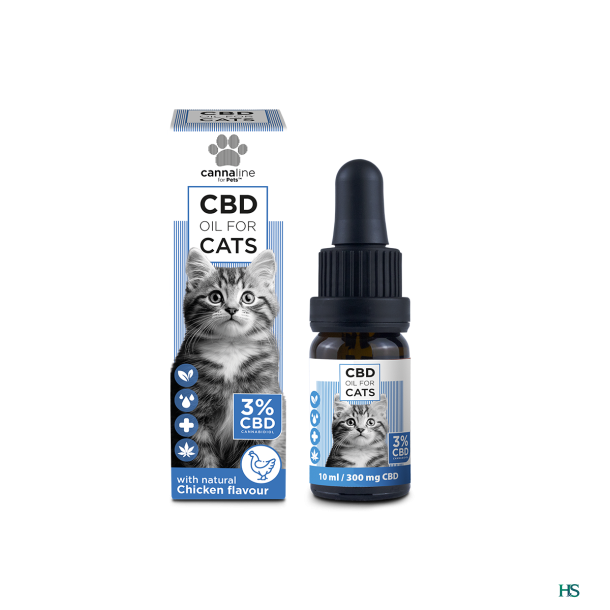 Cannaline for Pets CBD Oil Katte 3%