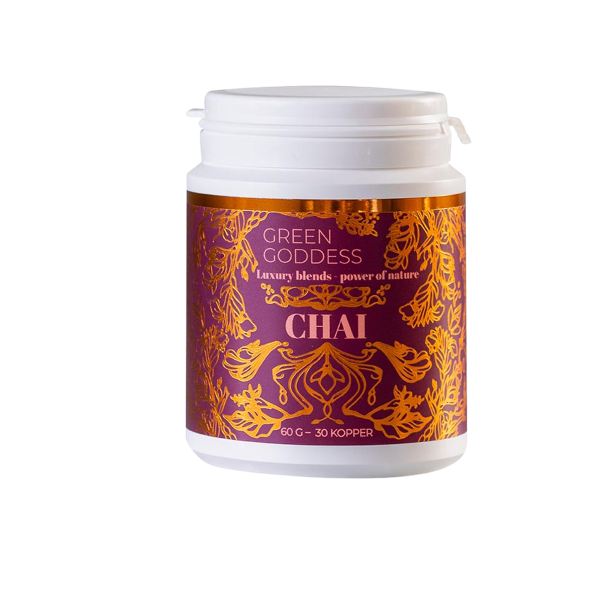 Green Goddess Chai Blend sukkerfri chai latte pulver 60g med ceylon kanel.
