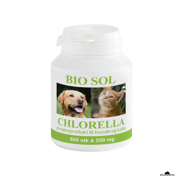 Chlorella kologisk  Bio-Sol 500 tabl.