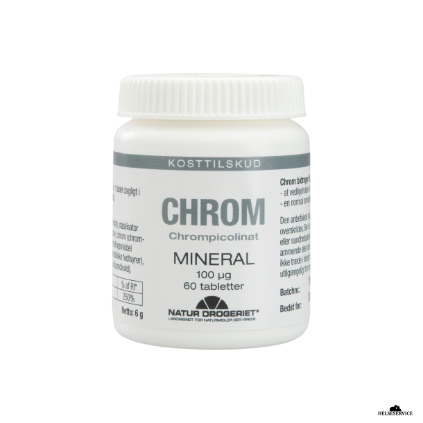 Natur Drogeriet Chrom 100 &mu;g tabletter 60 stk.