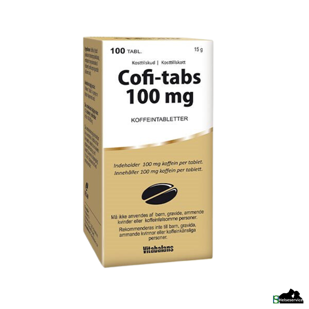 Vitabalans Cofi-Tabs 100 mg (100 stk)