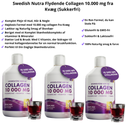 Swedish Nutra Pure peptide 10000 Bovine Collagen 500 ml