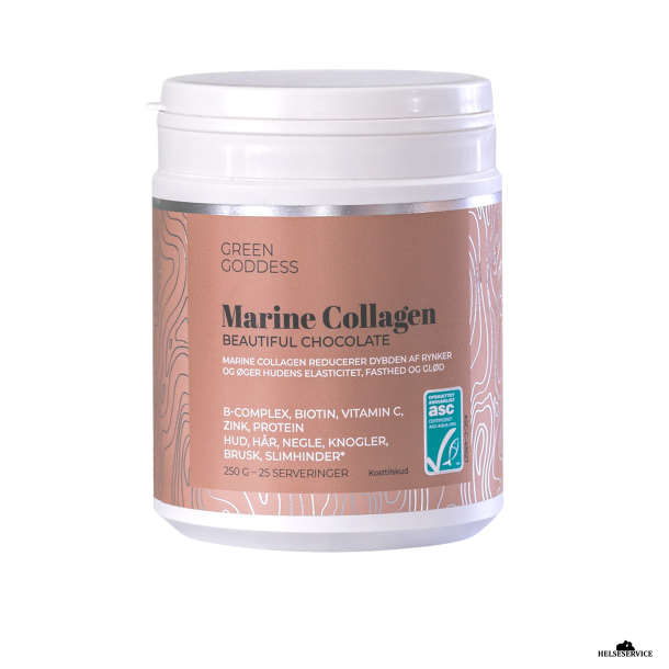 Green Goddess Marine Collagen Beautiful Chocolate 250g
