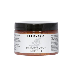 R�mer Henna Cremefarve Kobber 140 ml krukke med intensiv, naturlig plantebaseret h�rfarve til sk�nsom pleje hos Helseservice.