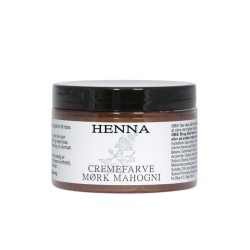 R�mer Henna Cremefarve M�rk Mahogni 140 ml krukke med intensiv plantebaseret h�rfarve til naturlig pleje hos Helseservice.