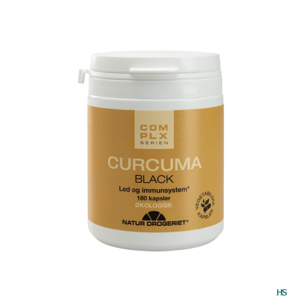 Natur Drogeriet Curcuma Black 180 stk