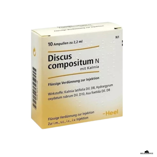 Heel Discus compositum med Kalmia 10 x 2,2 ml Drikkeampul