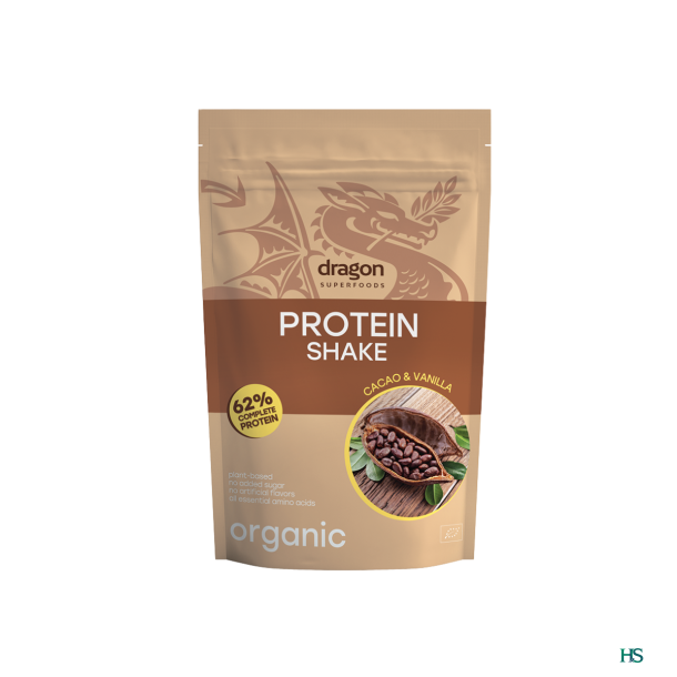 Dragon Protein shake kakao og vanille ko 500g