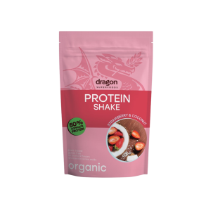 Dragon Protein shake jordbr og kokos ko 450g