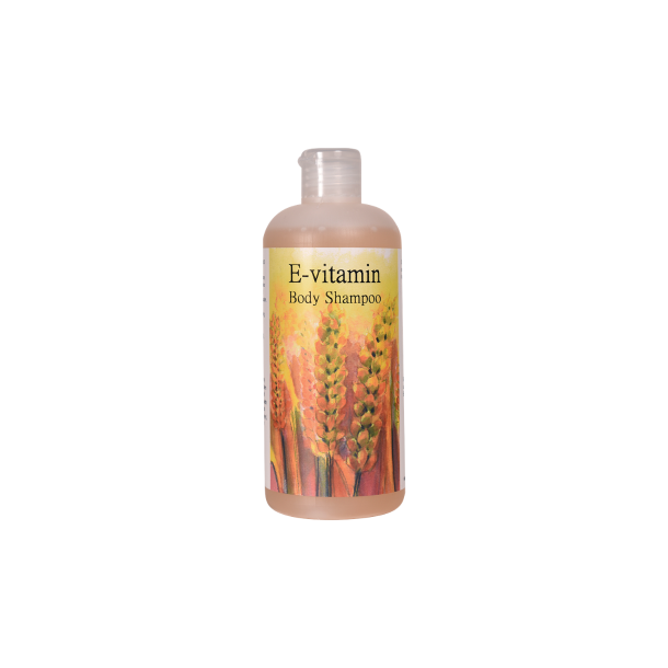 R�mer E-vitamin Bodyshampoo 250ml mild kropss�be med hvedekimsolie hos Helseservice.