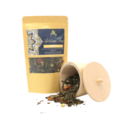 Artisan Tea Eternal Elixir 50g luksuri�s hvid Pai Mu Tan og gr�n Sencha te med kanel og mandler.