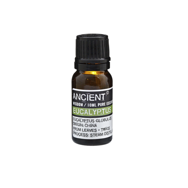 Ancient 10 ml ren eucalyptus �terisk olie til lindring af fork�lelse luftveje og �mme muskler.