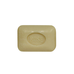 Fransk Rosens�be (100g) med et smukt pr�get rosenlogo. Giver et bl�dt og rensende skum.