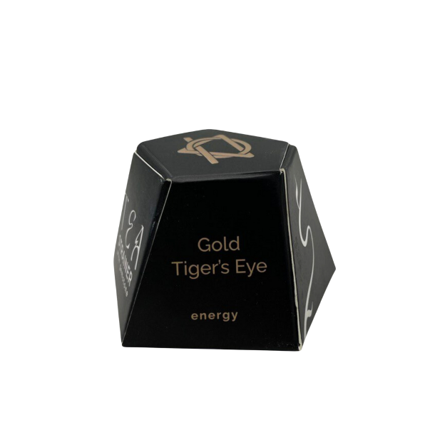1 stk. Te-�g med R� Tiger�je - Gold Tiger's Eye