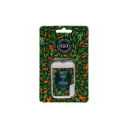 Good Good Sweet Tabs of Stevia 11g - s�detabletter. Praktisk hvid og gr�n dispenser med 200 kaloriefrie s�detabletter.
