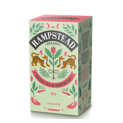 Hampstead Gr�n te og Hindb�r �ko 20 breve