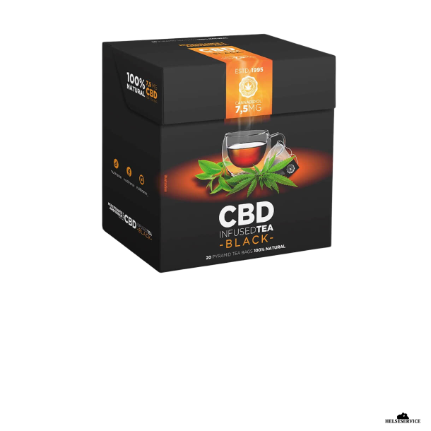 Haze Black Tea Pyramid Bags med CBD - 20 bags
