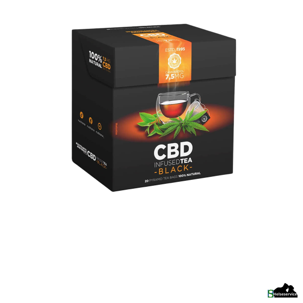 Haze Black Tea Pyramid Bags med CBD - 20 bags