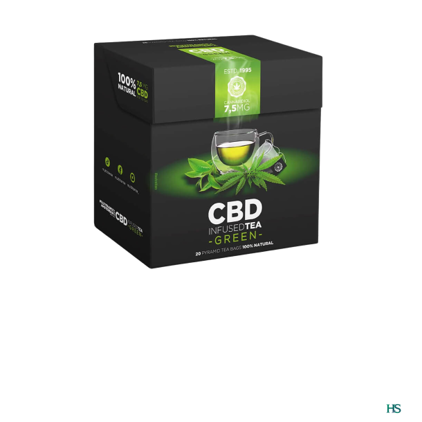 Multitrance Green Tea Pyramid Bags med CBD - 20 bags