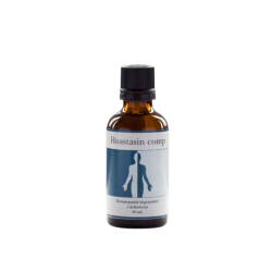 Holistica Medica Hoastasin comp 50 ml &ndash; Danskproduceret hom�opatisk kompleksmiddel med 17 aktivstoffer i D10-potens.