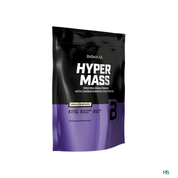 BioTechUsa Hyper Mass Protein Pulver Vanilje 1 kg