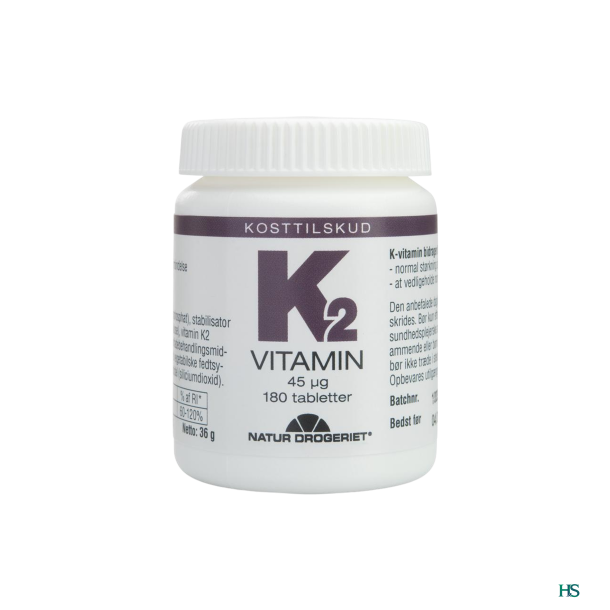 Natur Drogeriet K2-vitamin 180 tab.
