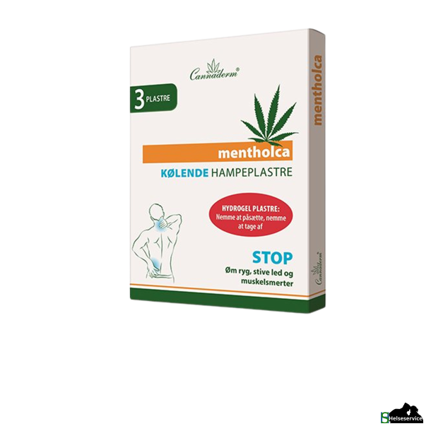 Cannaderm Mentholca Klende Hampeplastre 3 stk