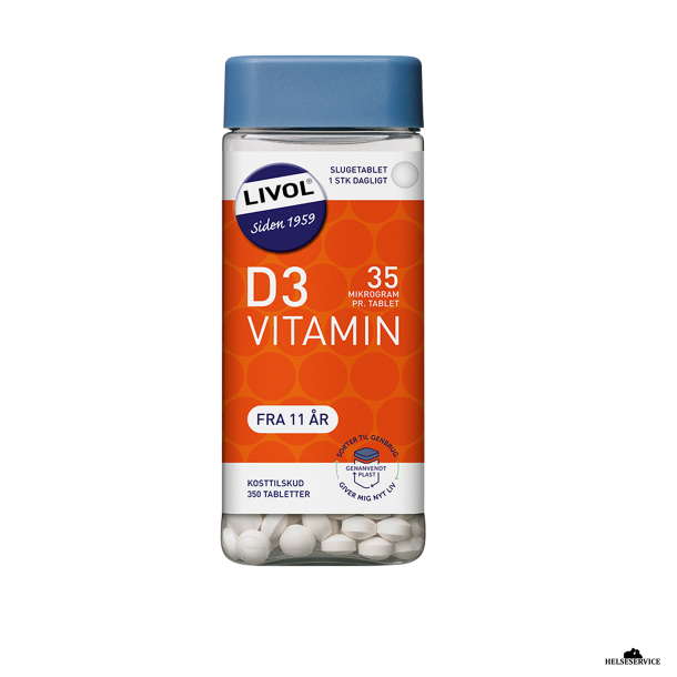 Livol D-vitamin 35g 350 stk.