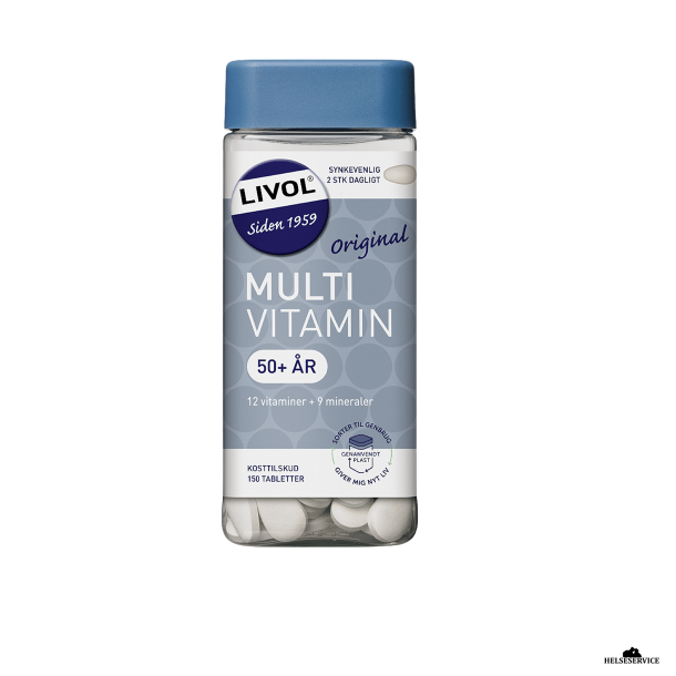 Livol Multivitamin 50+ r - 150 stk.
