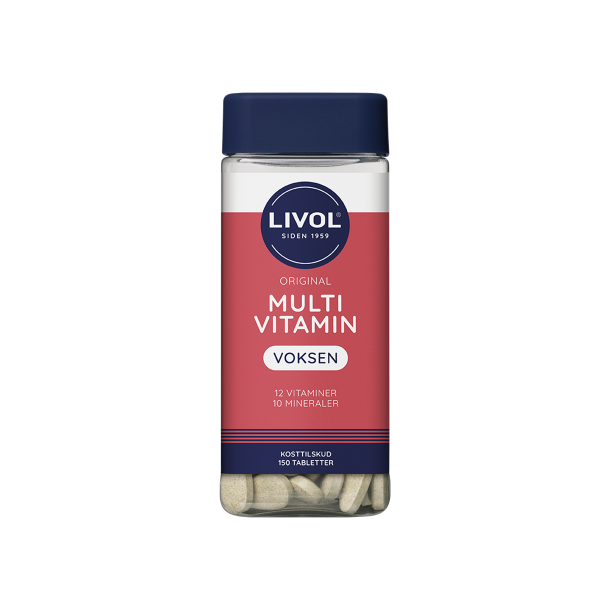 Livol Multivitamin voksne 150 tab.