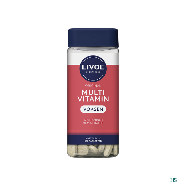 Livol Multivitamin voksne 150 tab.