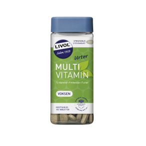 Livol Multivitamin m.urter 150 stk.