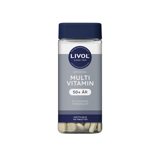 Livol Multivitamin 50+ �r - 150 stk.