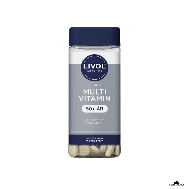 Livol Multivitamin 50+ r - 150 stk.