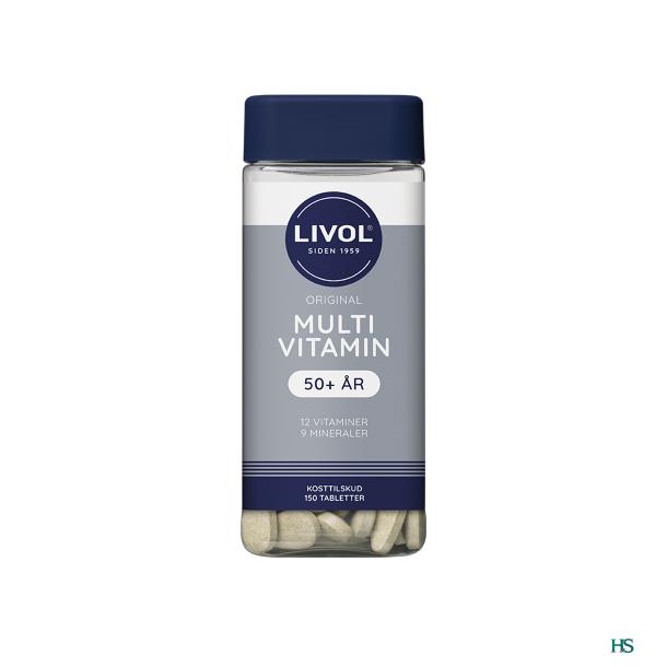 Livol Multivitamin 50+ r - 150 stk.