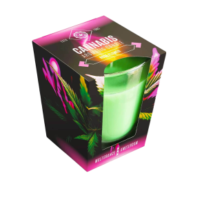 Haze cannabislys med rosenduft