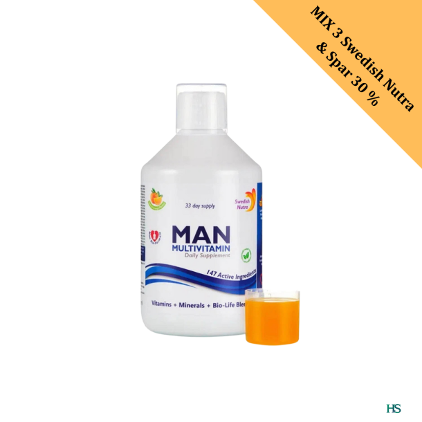 Swedish Nutra MAN Multivitamin 500 ml 