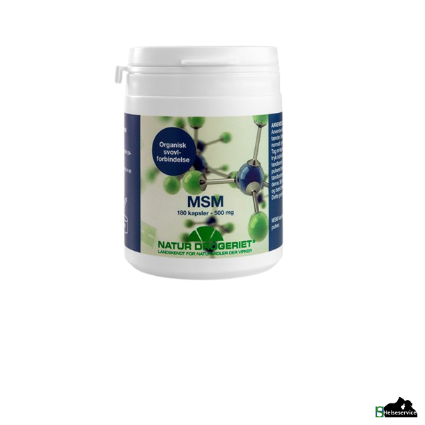 Natur Drogeriet MSM kapsler 500 mg (180 stk.)