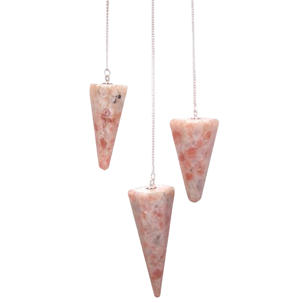 Magic Pendulum i gylden Solsten med fors�lvet k�de &ndash; et pr�cisionsredskab til intuition og spirituel vejledning pr�senteret p� shoppen.