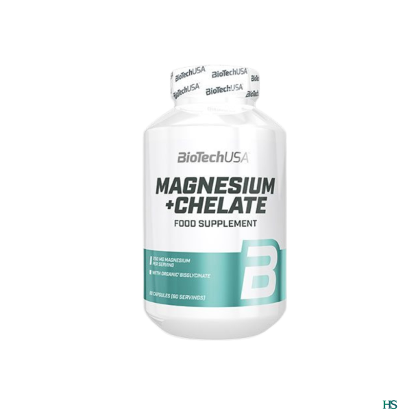 60 kapsler magnesium + Chelate