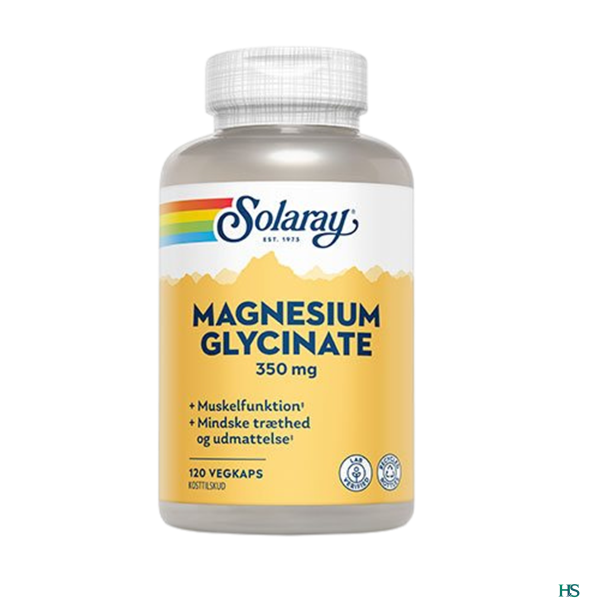 Solaray Magnesium Glycinate 350mg 120 stk